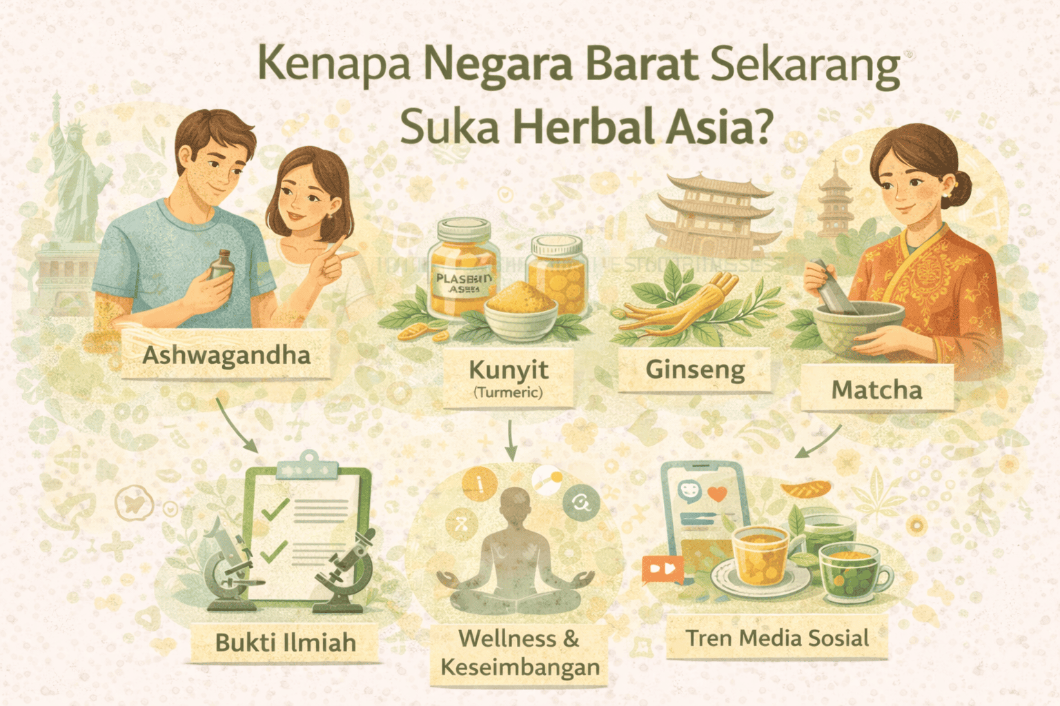 Kenapa Negara Barat Sekarang Suka Herbal Asia?